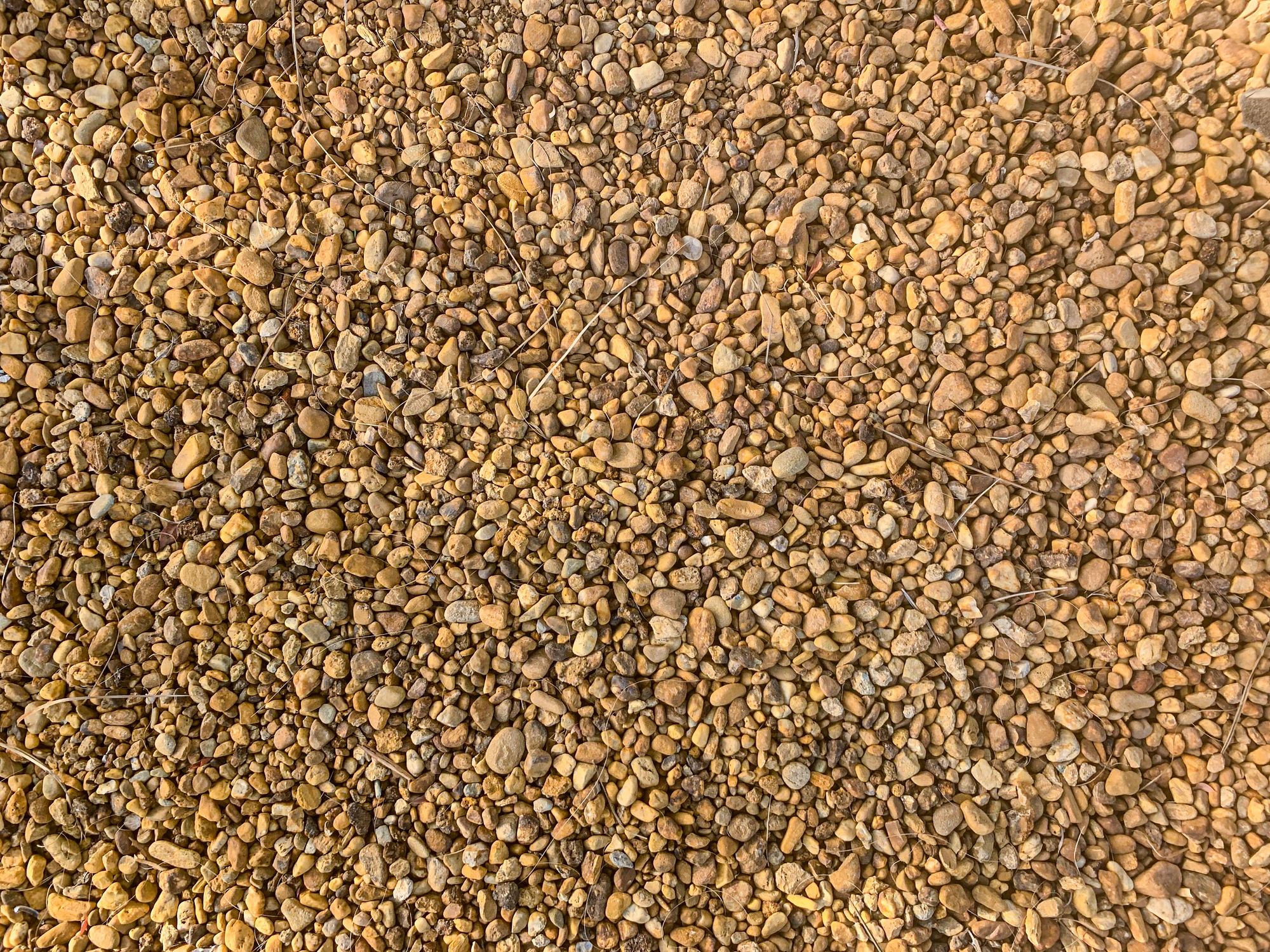 Warm-toned small pebbles texture
