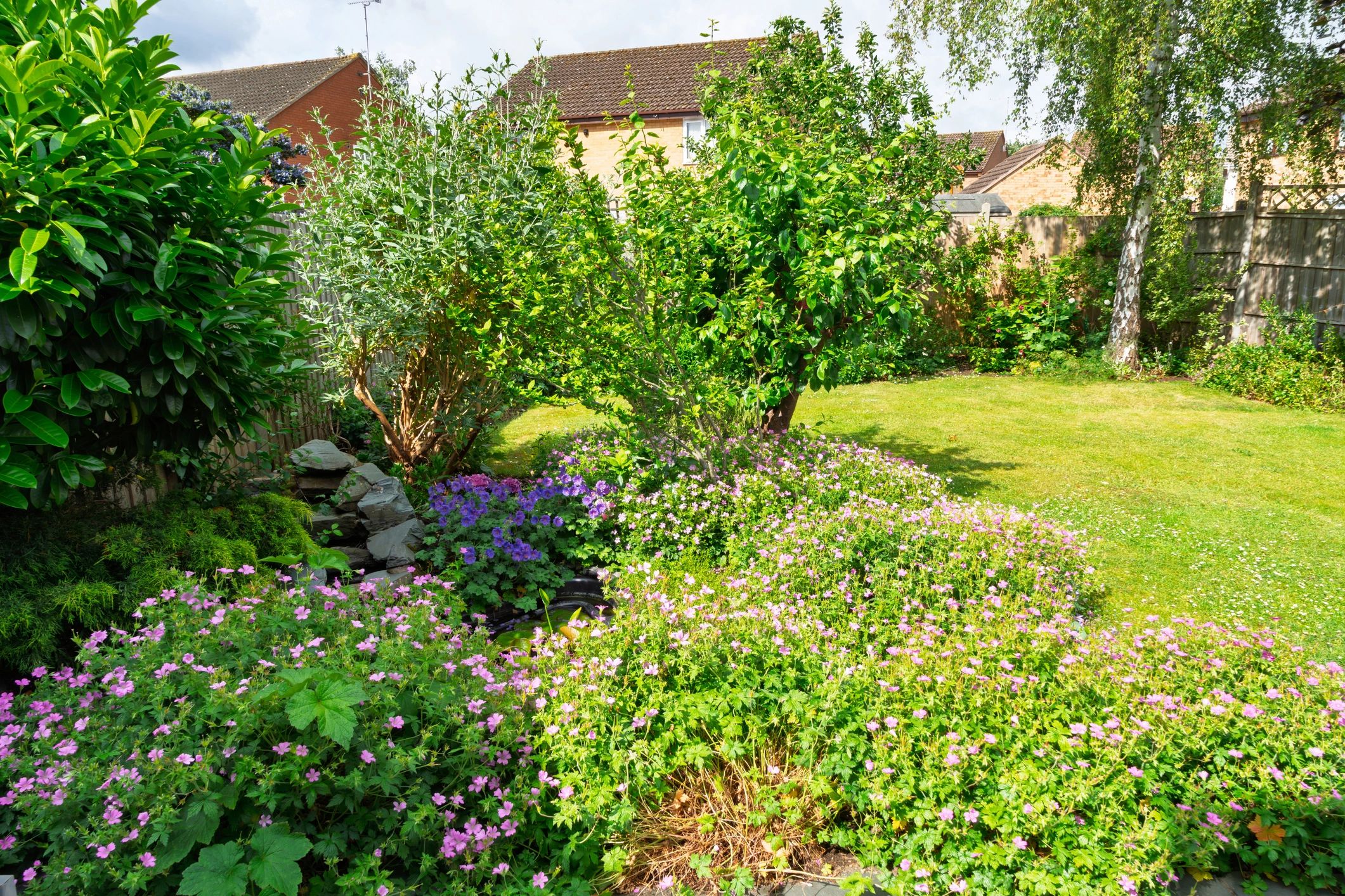 Bark and soil landscaping materials